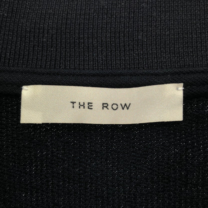 THE ROW ザ ロウ 5748-K290 ブラック CORZAS TOP オーバーサイズプルオーバーポロシャツ トップス