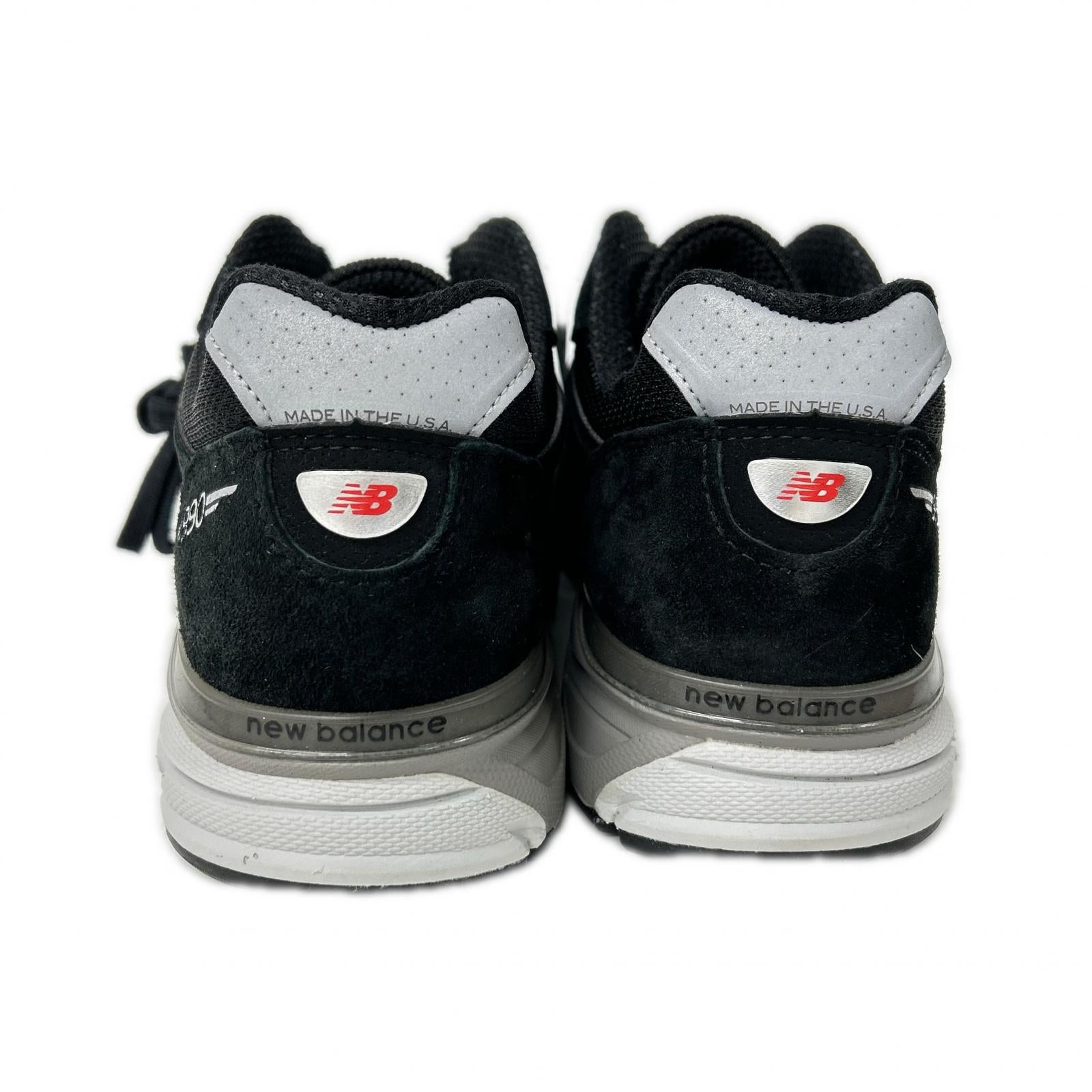 NEW BALANCE ニューバランス 【新品同様】U990BL4 Made in USA スエード/メッシュ スニーカー シューズ