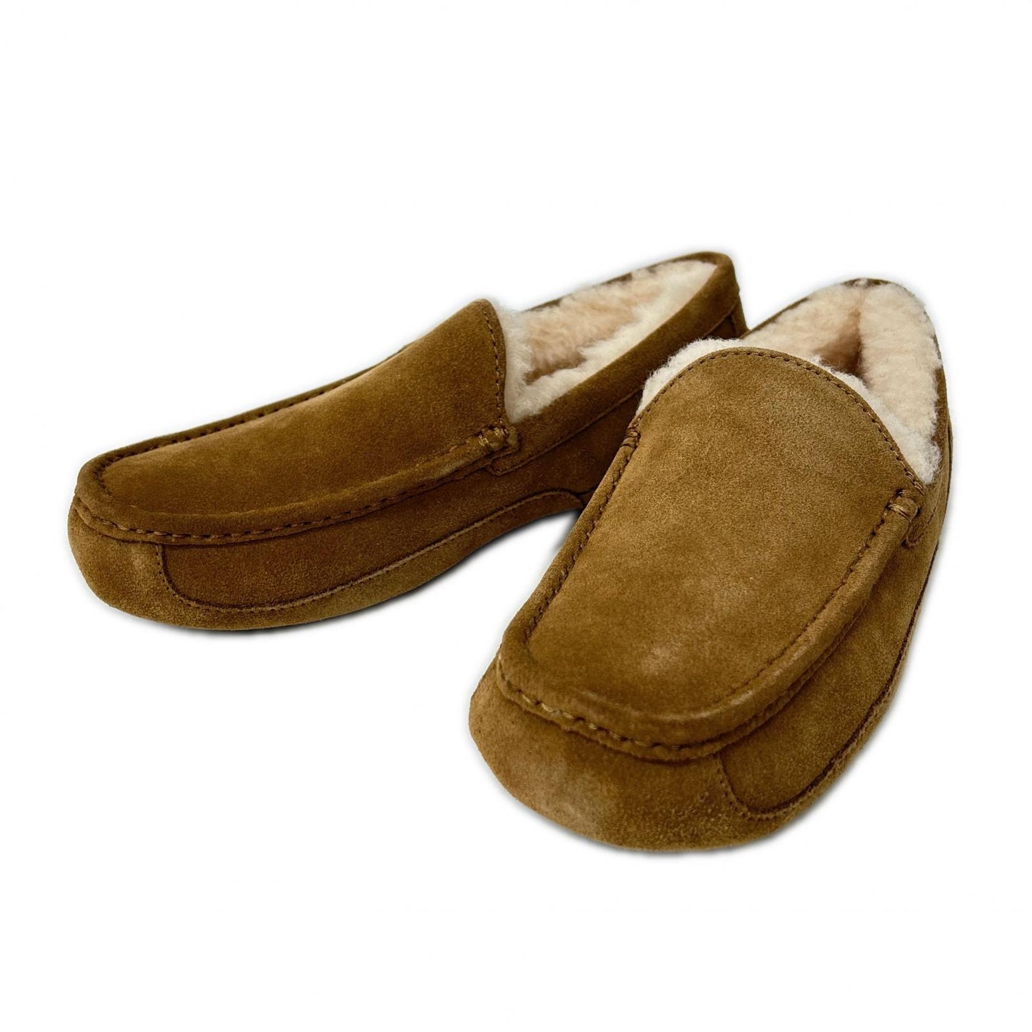 UGG アグ 【新品同様】1101110 M ASCOT アスコット ムートン モカシン シューズ シューズ