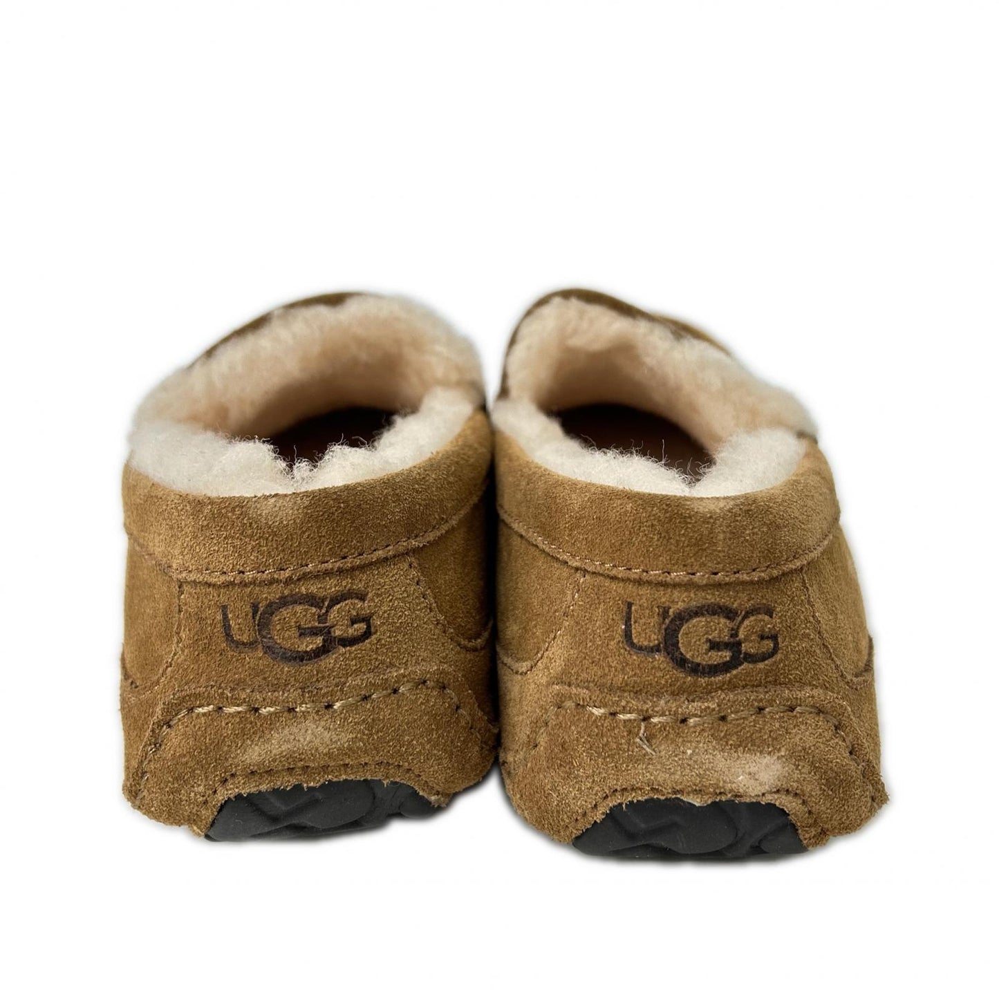 UGG アグ 【新品同様】1101110 M ASCOT アスコット ムートン モカシン シューズ シューズ