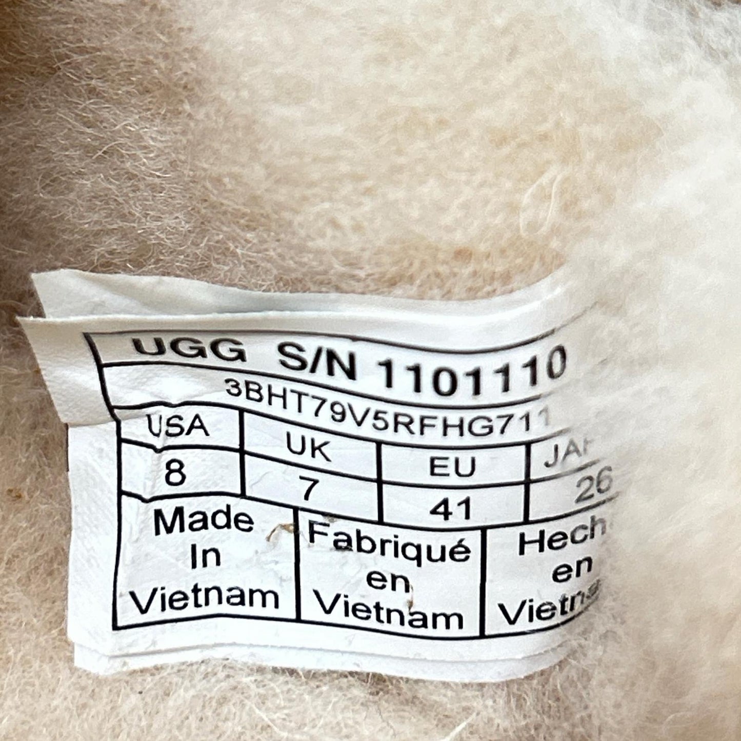 UGG アグ 【新品同様】1101110 M ASCOT アスコット ムートン モカシン シューズ シューズ
