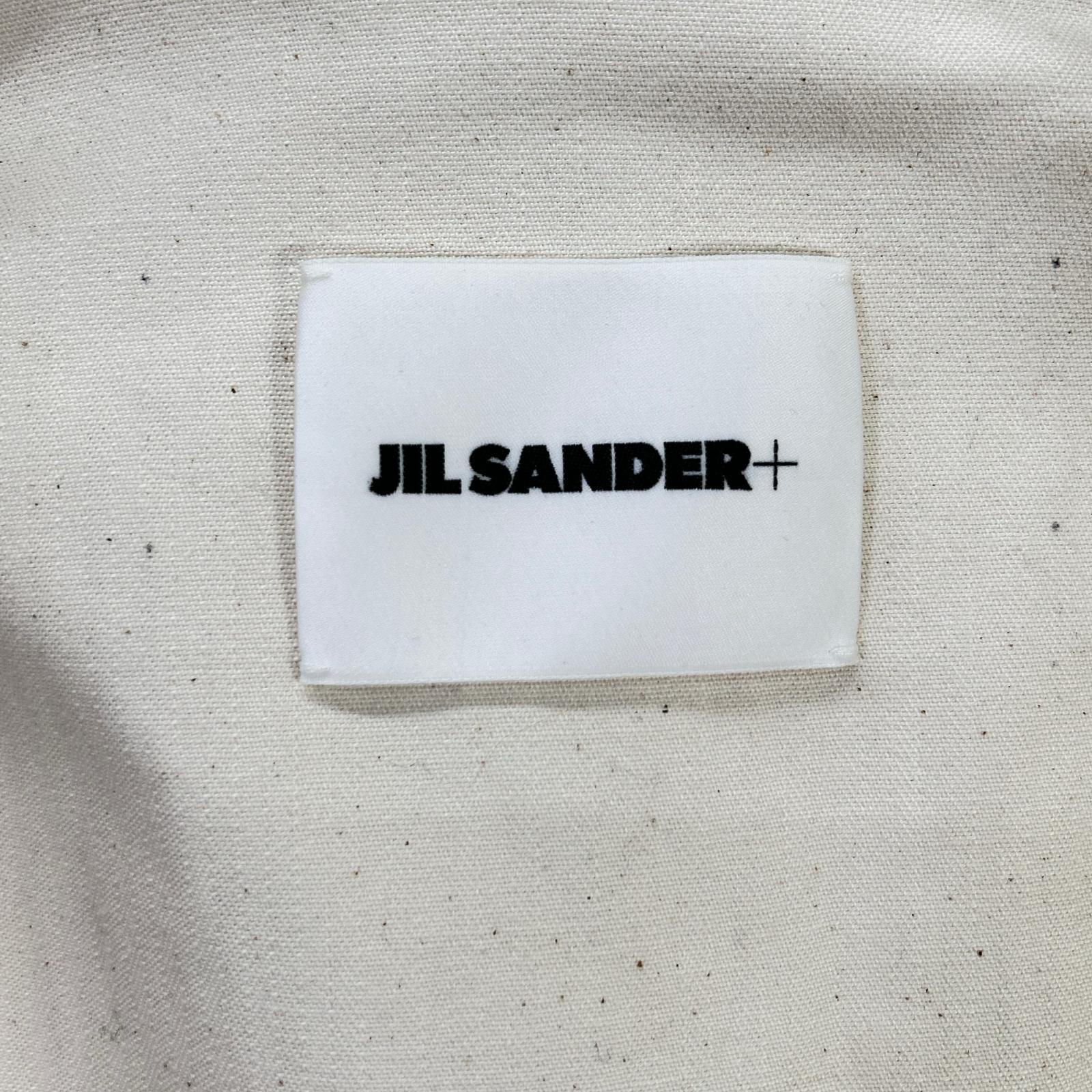 JIL SANDER+ ジルサンダープラス 21SS JPUS600205MS24190011 ホワイト ヘリンボーン オーバーサイズワークシャツジャケット ジャケット