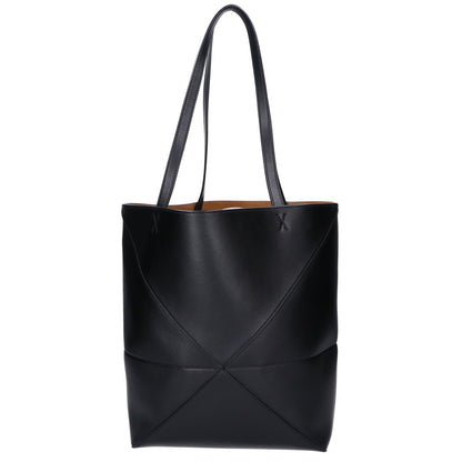 LOEWE ロエベ 美品 シャイニーカーフ ミディアム パズルフォルド トートバッグ