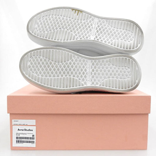 ACNE STUDIOS アクネ ストゥディオズ 美品 ムーミン ベルクロ ストラップ プラットフォーム スニーカー シューズ メンズ ホワイト 41 シューズ