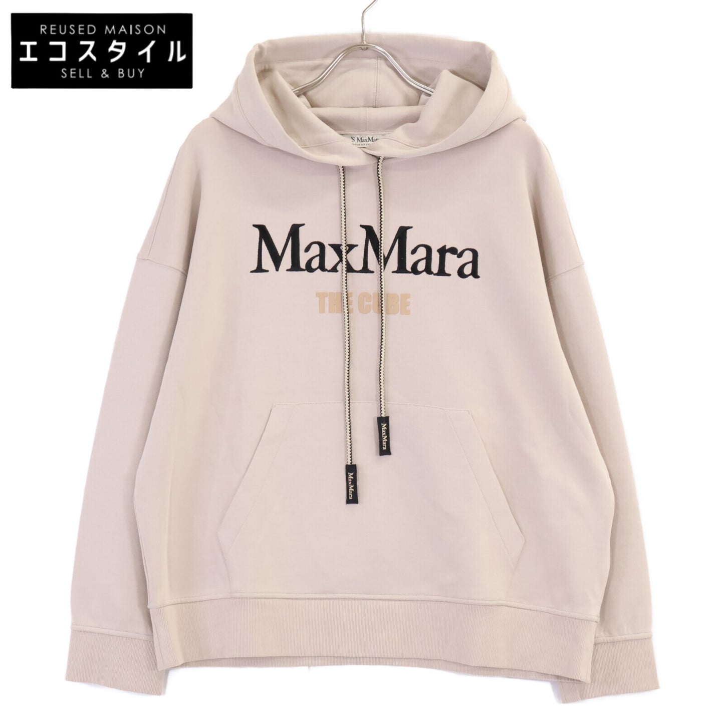 S MaxMara エスマックスマーラ 2519941011 ベージュ AGATA アガタ コットンジャージーフーディー トップス