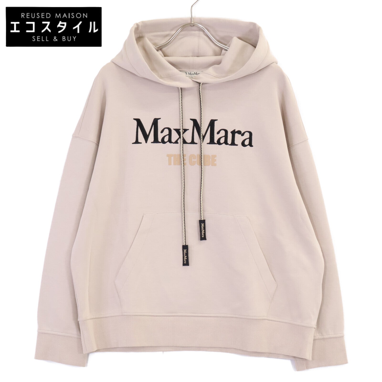 S MaxMara エスマックスマーラ 2519941011 ベージュ AGATA アガタ コットンジャージーフーディー トップス