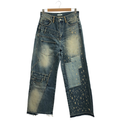 SLY スライ 【JEANS】030ISZ11-2821 インディゴ L/W REMAKE STRAIGHT デニムパンツ ボトムス