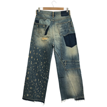 SLY スライ 【JEANS】030ISZ11-2821 インディゴ L/W REMAKE STRAIGHT デニムパンツ ボトムス