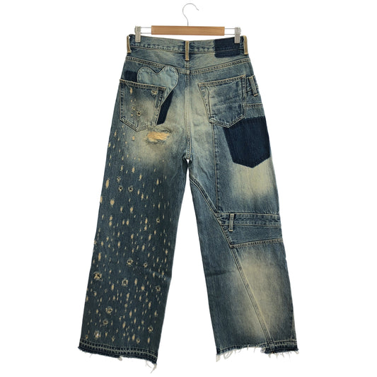 SLY スライ 【JEANS】030ISZ11-2821 インディゴ L/W REMAKE STRAIGHT デニムパンツ ボトムス