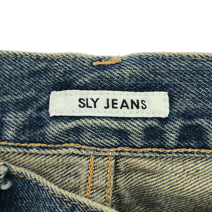 SLY スライ 【JEANS】030ISZ11-2821 インディゴ L/W REMAKE STRAIGHT デニムパンツ ボトムス