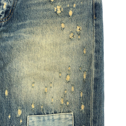 SLY スライ 【JEANS】030ISZ11-2821 インディゴ L/W REMAKE STRAIGHT デニムパンツ ボトムス