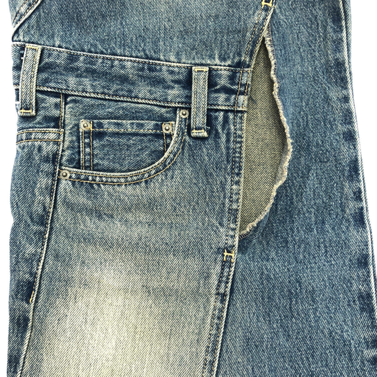SLY スライ 【JEANS】030ISZ11-2821 インディゴ L/W REMAKE STRAIGHT デニムパンツ ボトムス