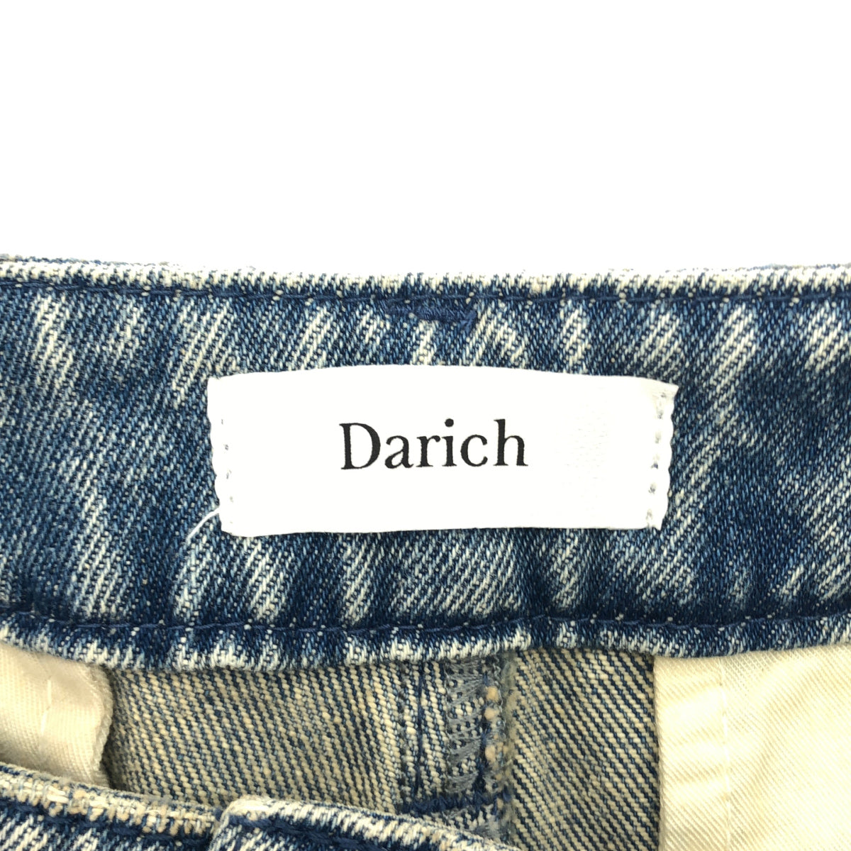 Darich Darich 112532003 indigo random-heart patchwork denim pants bottoms