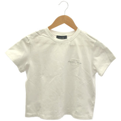 COACH コーチ 【×Martin Kim】ホワイト ワックスド クロップド Tシャツ トップス