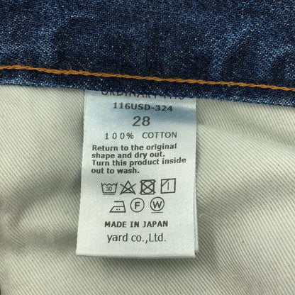 Ordinary fits Ordinary Fits 116USD-324 indigo 116 TYPE STANDARD button-fly straight denim pants bottoms