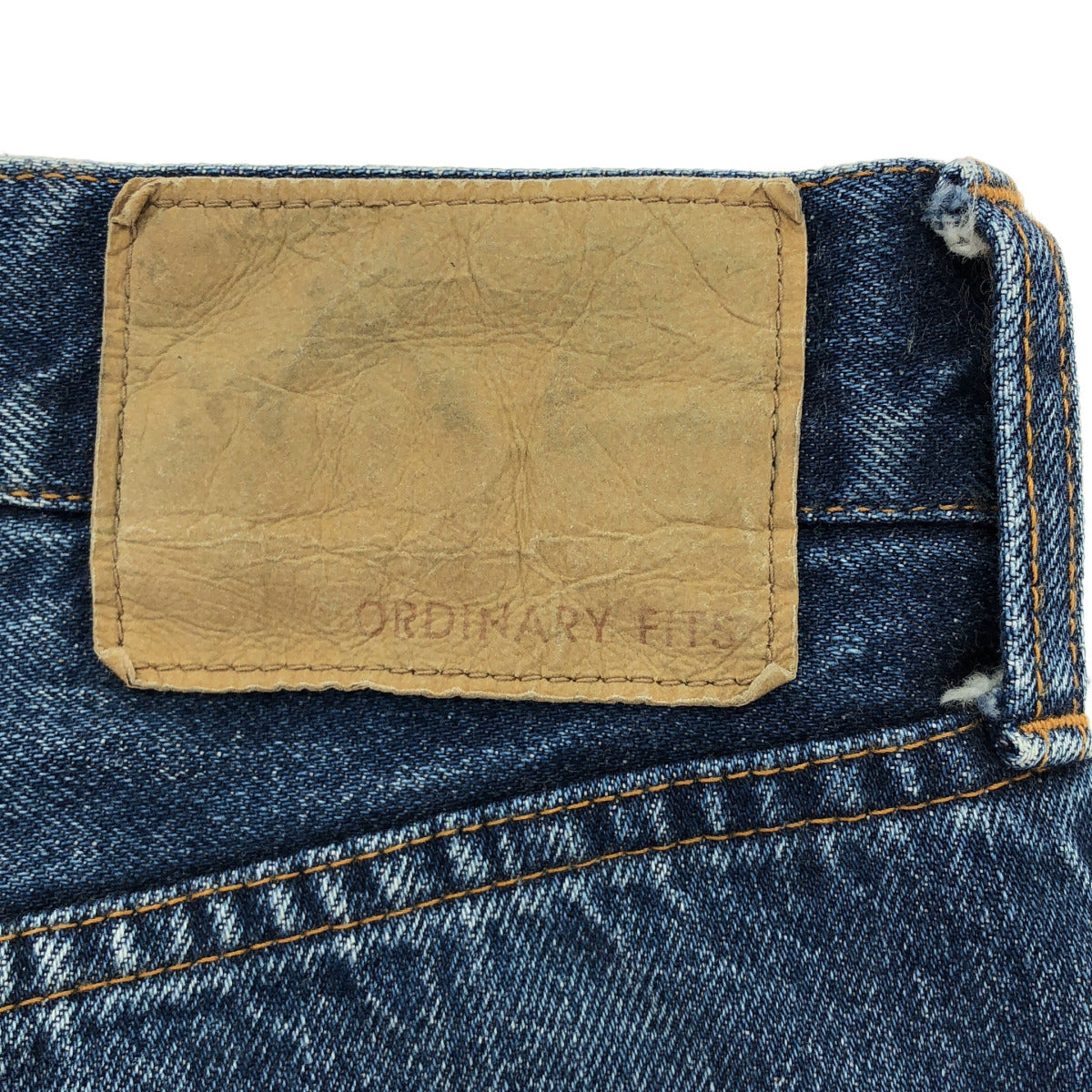 Ordinary fits オーディナリーフィッツ 116USD-324 インディゴ 116 TYPE STANDARD ボタンフライ ストレートデニムパンツ ボトムス