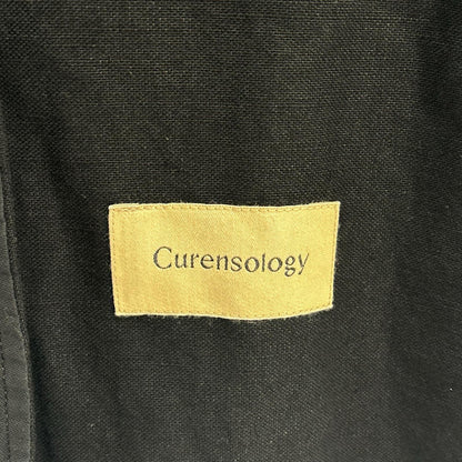 カレンソロジー Curensology ブラック リネン×コットン ワッシャー ジャケット ジャケット