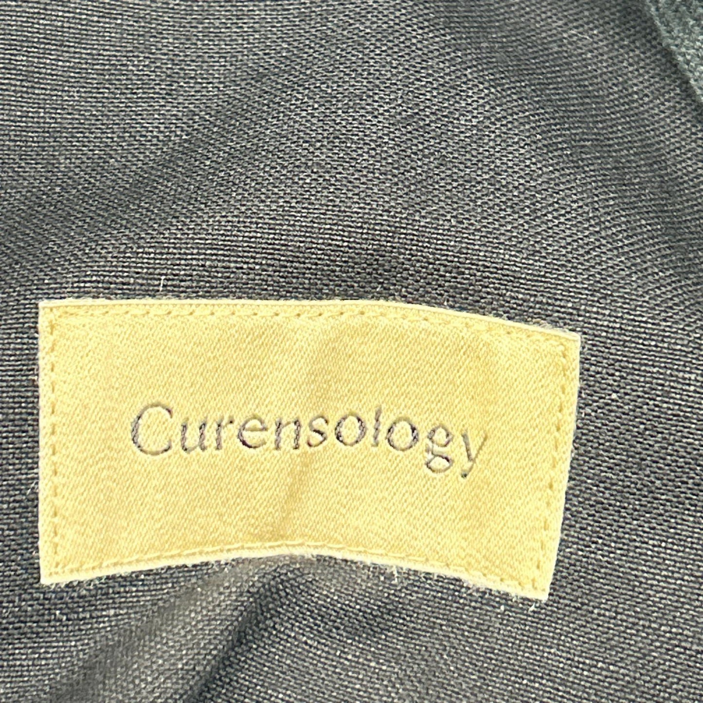 カレンソロジー Curensology ブラック リネン×コットン イージーパンツ ボトムス