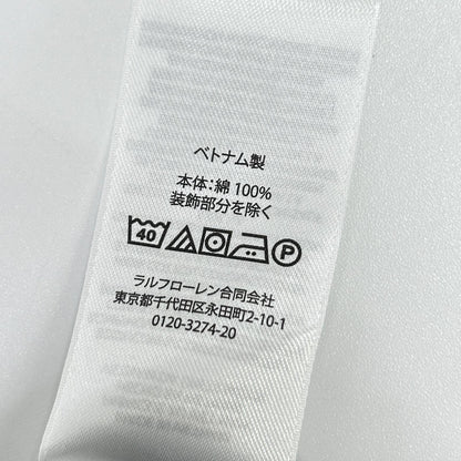 POLObyRalphLauren ポロラルフローレン ホワイト ベルテッド コットン オックスフォードシャツドレス トップス