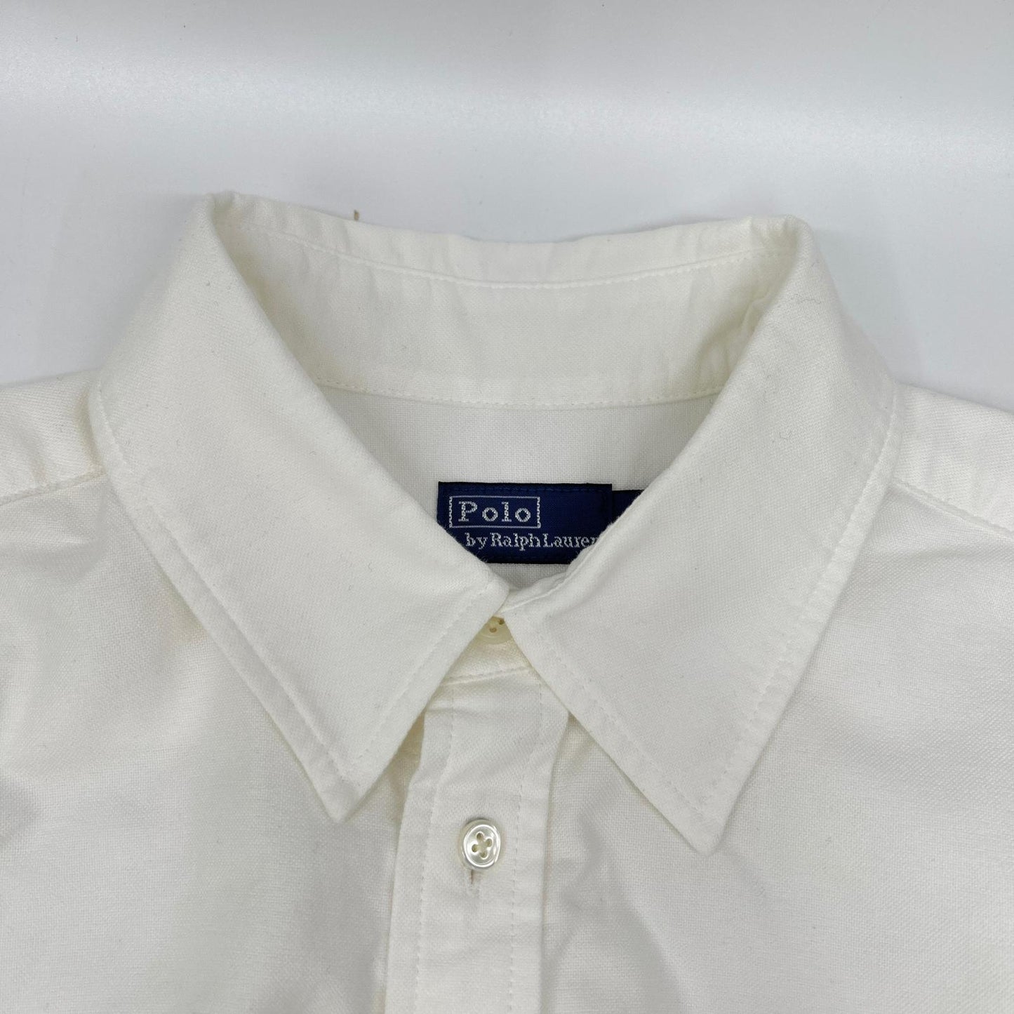 POLObyRalphLauren ポロラルフローレン ホワイト ベルテッド コットン オックスフォードシャツドレス トップス
