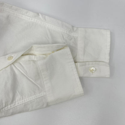 POLObyRalphLauren ポロラルフローレン ホワイト ベルテッド コットン オックスフォードシャツドレス トップス