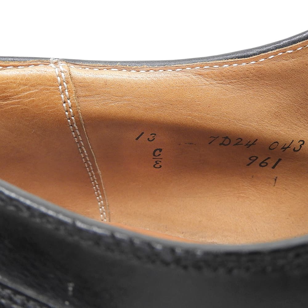 Alden オールデン 961 カーフ Norwegian front/ノルウィージャンフロント SplitToe/スプリットトゥ Blucher オックスフォードシューズ 13 シューズ
