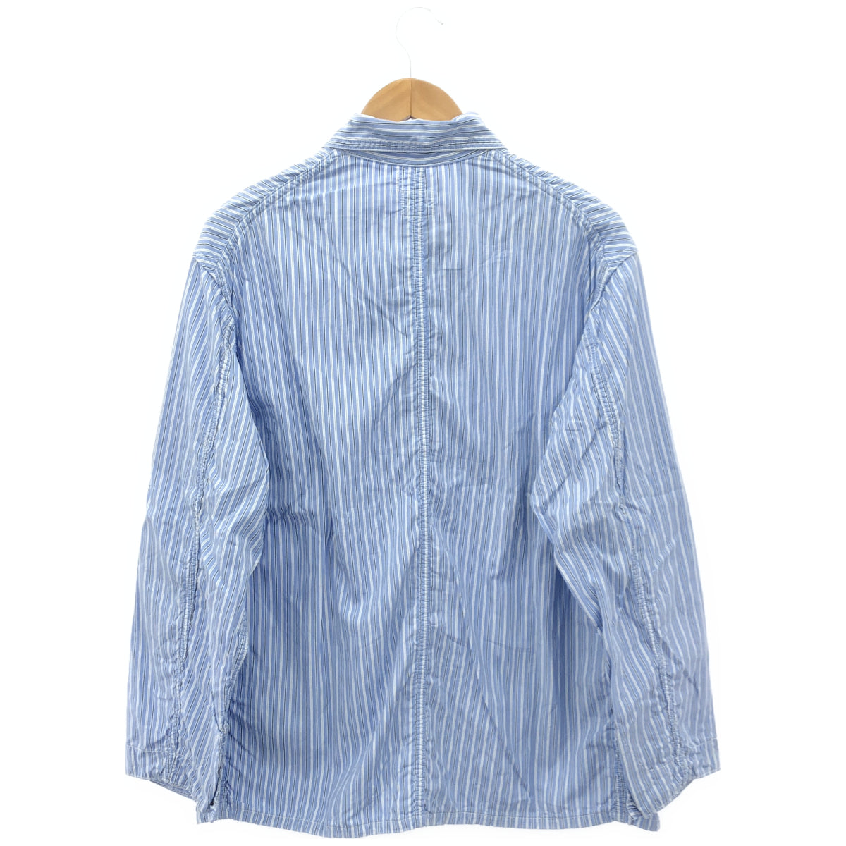 POST O'ALLS ポストオーバーオールズ 1101L-SB1 ライトブルー ストライプ Lined No.1 Jacket トップス