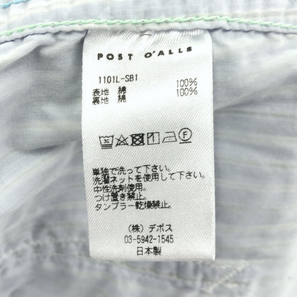 POST O'ALLS ポストオーバーオールズ 1101L-SB1 ライトブルー ストライプ Lined No.1 Jacket トップス