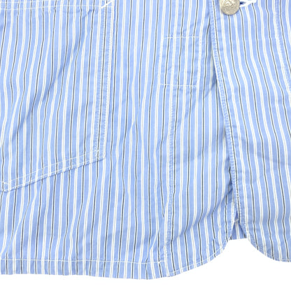 POST O'ALLS ポストオーバーオールズ 1101L-SB1 ライトブルー ストライプ Lined No.1 Jacket トップス