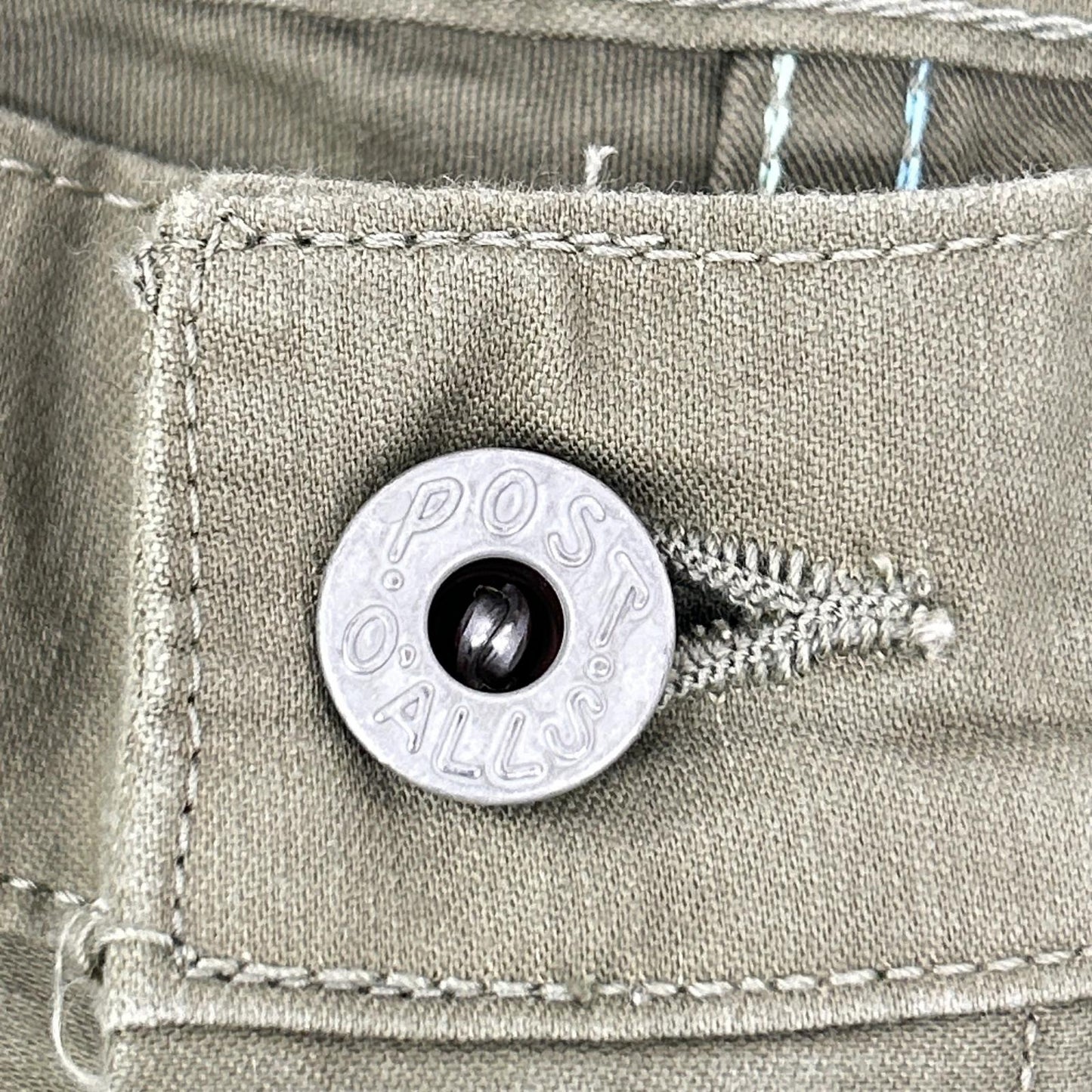 POST O'ALLS ポストオーバーオールズ 1301-VMO オリーブ ヴィンテージサテン Army Pants/アーミーパンツ ボトムス