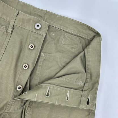 POST O'ALLS ポストオーバーオールズ 1301-VMO オリーブ ヴィンテージサテン Army Pants/アーミーパンツ ボトムス