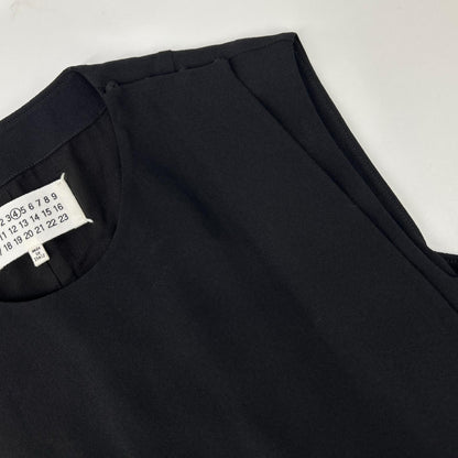 Maison margiela メゾンマルジェラ 17SS S51CT0788 ブラック SILKY RAYON CHIFFON DRESS/シルキーレーヨンシフォンドレス ワンピース
