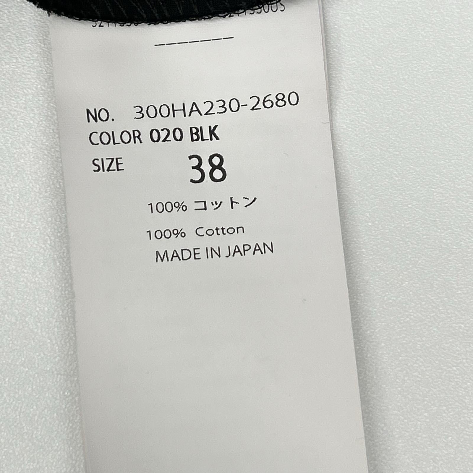 ENFOLD エンフォルド 24AW 300HA230-2680 ブラック コットン ショートスリーブフラワーデザインシャツ/FLOWER SHIRT トップス