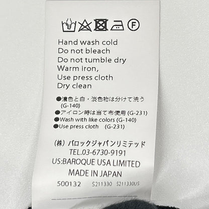 ENFOLD エンフォルド 24AW 300HA230-2680 ブラック コットン ショートスリーブフラワーデザインシャツ/FLOWER SHIRT トップス