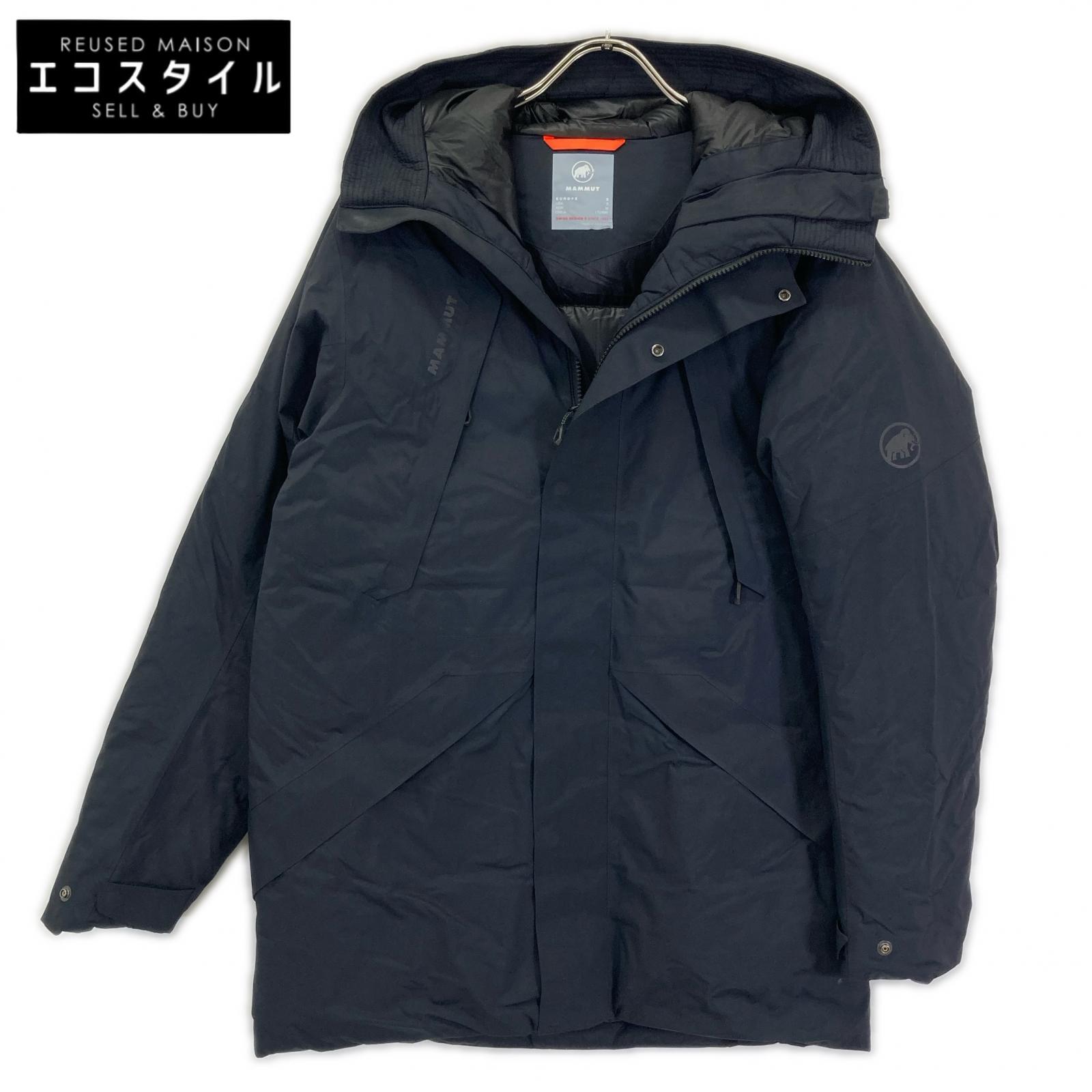 MAMMUT マムート 1010-27571 ブラック ナイロン ZUN HS THERMO HOODED PARKA フーデッドダウンパーカ ジャケット