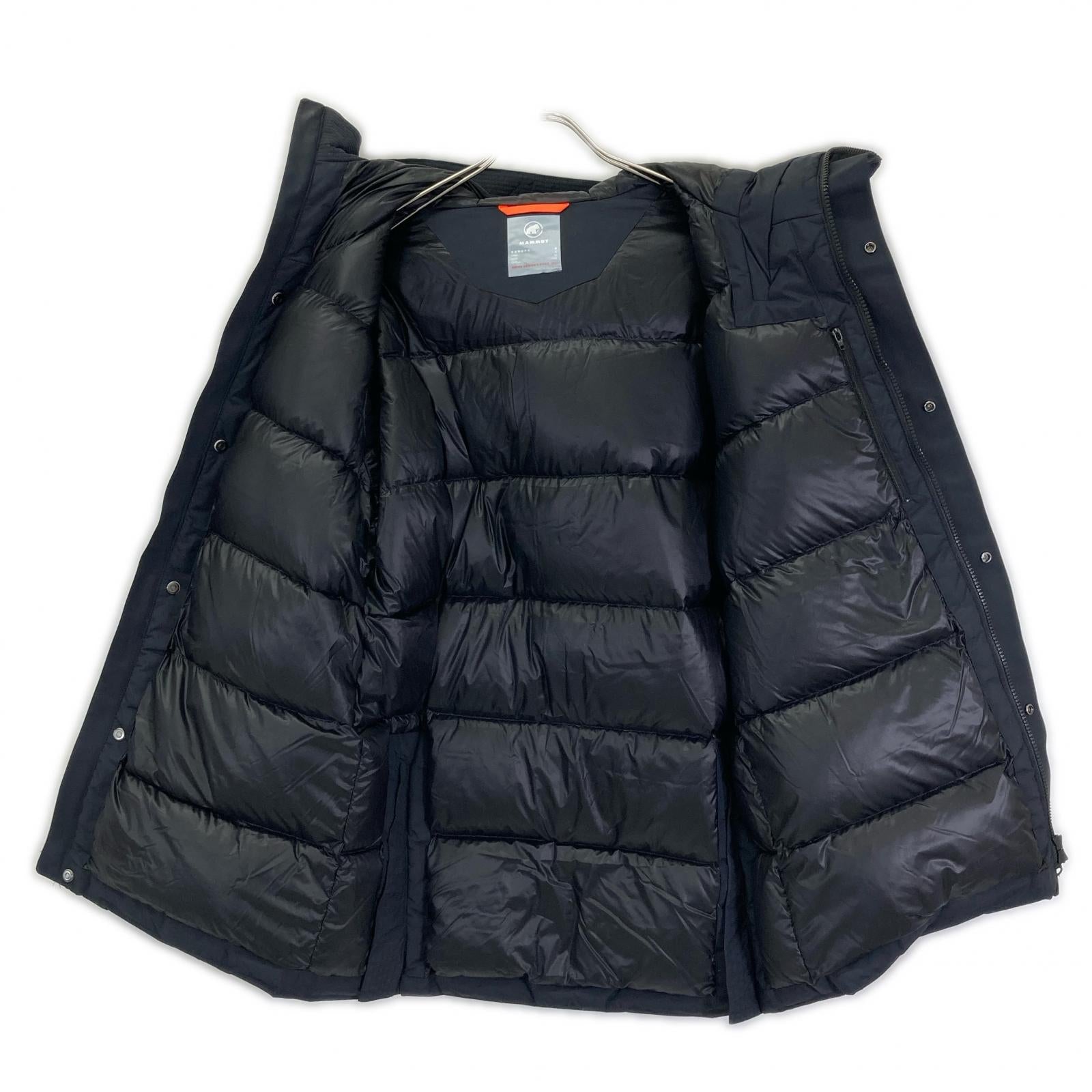 MAMMUT マムート 1010-27571 ブラック ナイロン ZUN HS THERMO HOODED PARKA フーデッドダウンパーカ ジャケット