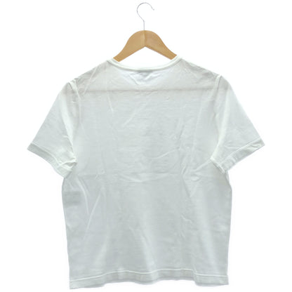 CHANEL シャネル 22SS P72456K10424 ホワイト 刺繍デザイン クルーネック ショートスリーブカットソー Tシャツ トップス