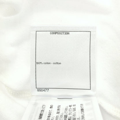 CHANEL シャネル 22SS P72456K10424 ホワイト 刺繍デザイン クルーネック ショートスリーブカットソー Tシャツ トップス