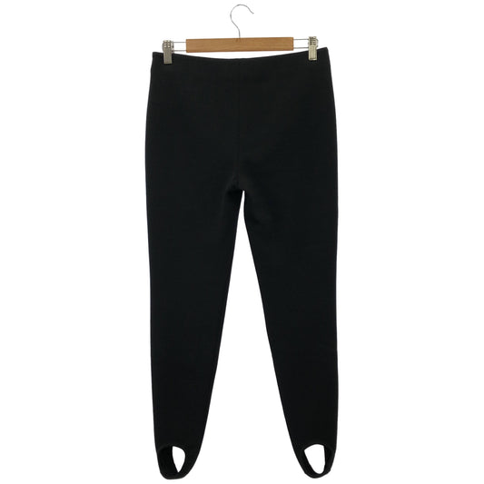 CHANEL シャネル 20AW P64472V21533 ブラック デザインボタン アンクルホールニットパンツ ボトムス