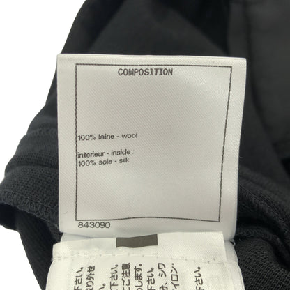 CHANEL シャネル 20AW P64472V21533 ブラック デザインボタン アンクルホールニットパンツ ボトムス