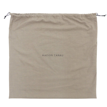 MAISON CANAU メゾンカナウ 美品 CROCO EW クロコ型押し BOX-BOSTON（M） ボックスボストンハンドバッグ レディース ブラック MCLH3DB493 ハンドバッグ