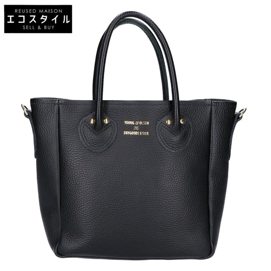 YOUNG＆OLSEN ヤングアンドオルセン EMBOSSED LEATHER D TOTE S レザー トートバッグ
