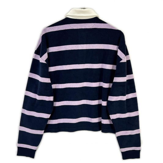 POLObyRalphLauren ポロラルフローレン ネイビー×パープル パイル ラガーシャツ トップス
