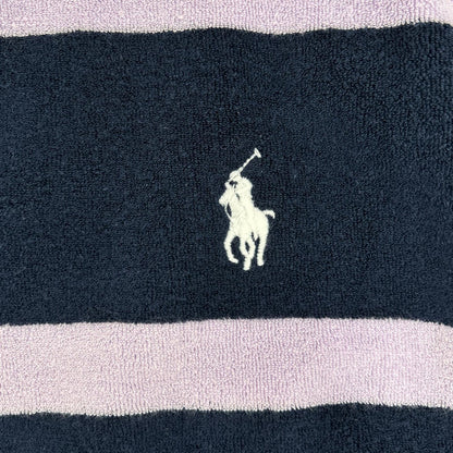 Polo by Ralph Lauren Navy × Purple Terry Rugby Shirt Top
