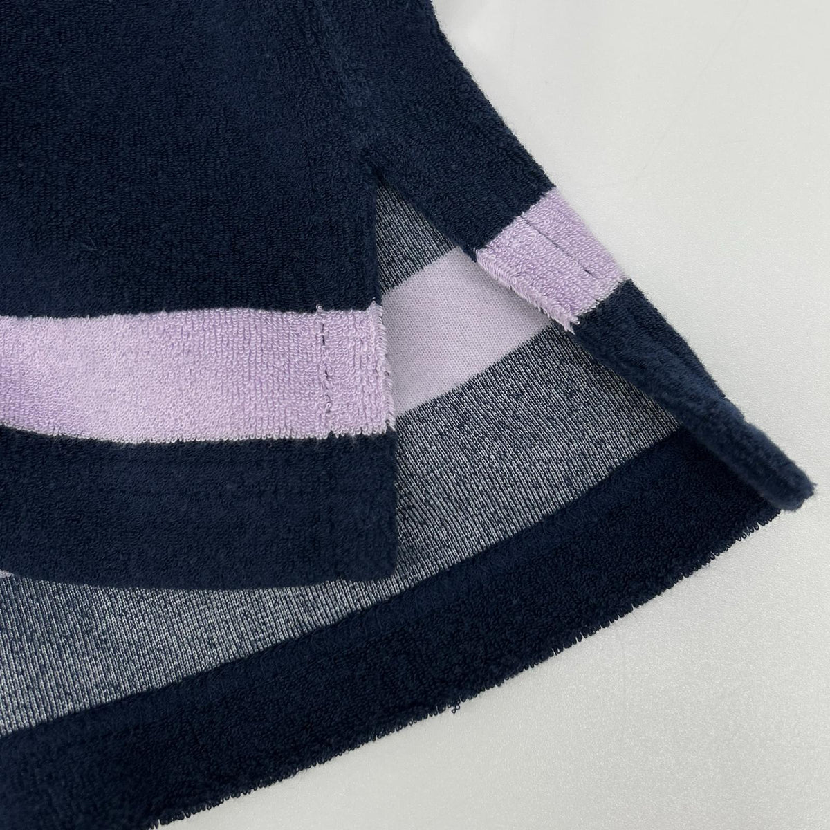 Polo by Ralph Lauren Navy × Purple Terry Rugby Shirt Top