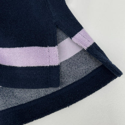 Polo by Ralph Lauren Navy × Purple Terry Rugby Shirt Top