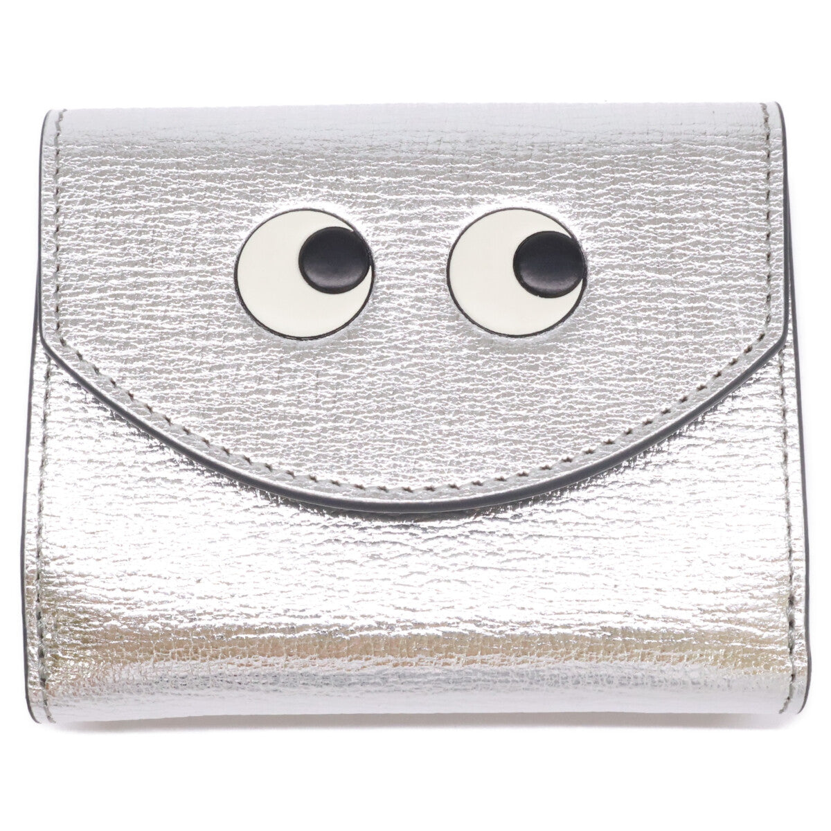 Anya Hindmarch アニヤ ハインドマーチ 【新品同様】195638 Eyes アイズ ミニ トライフォールド 三つ折り財布 三つ折り財布（小銭入れあり）