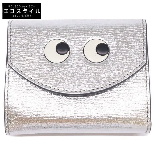Anya Hindmarch アニヤ ハインドマーチ 【新品同様】195638 Eyes アイズ ミニ トライフォールド 三つ折り財布 三つ折り財布（小銭入れあり）