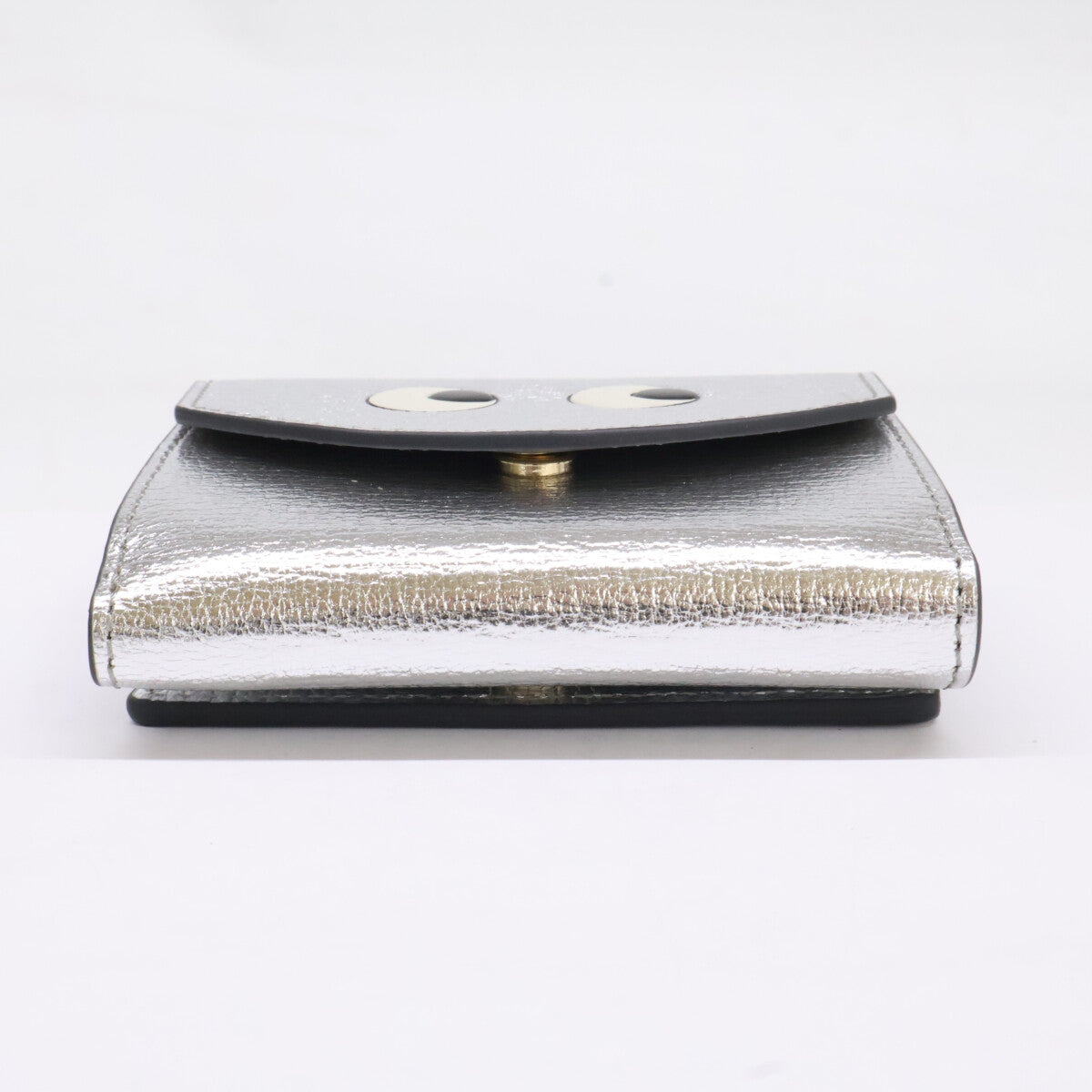 Anya Hindmarch アニヤ ハインドマーチ 【新品同様】195638 Eyes アイズ ミニ トライフォールド 三つ折り財布 三つ折り財布（小銭入れあり）