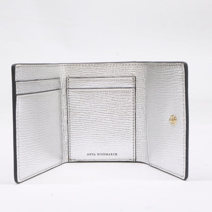 Anya Hindmarch アニヤ ハインドマーチ 【新品同様】195638 Eyes アイズ ミニ トライフォールド 三つ折り財布 三つ折り財布（小銭入れあり）